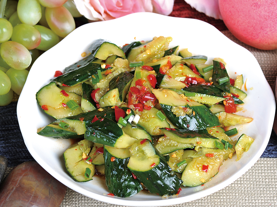 涼拌黃瓜培訓(xùn)菜品展示1